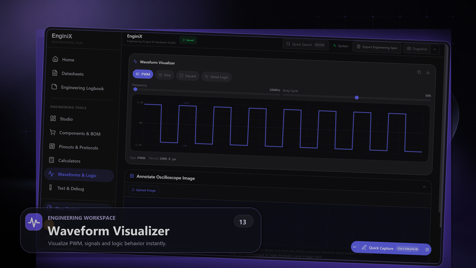 EnginiX Waveform Visualizer