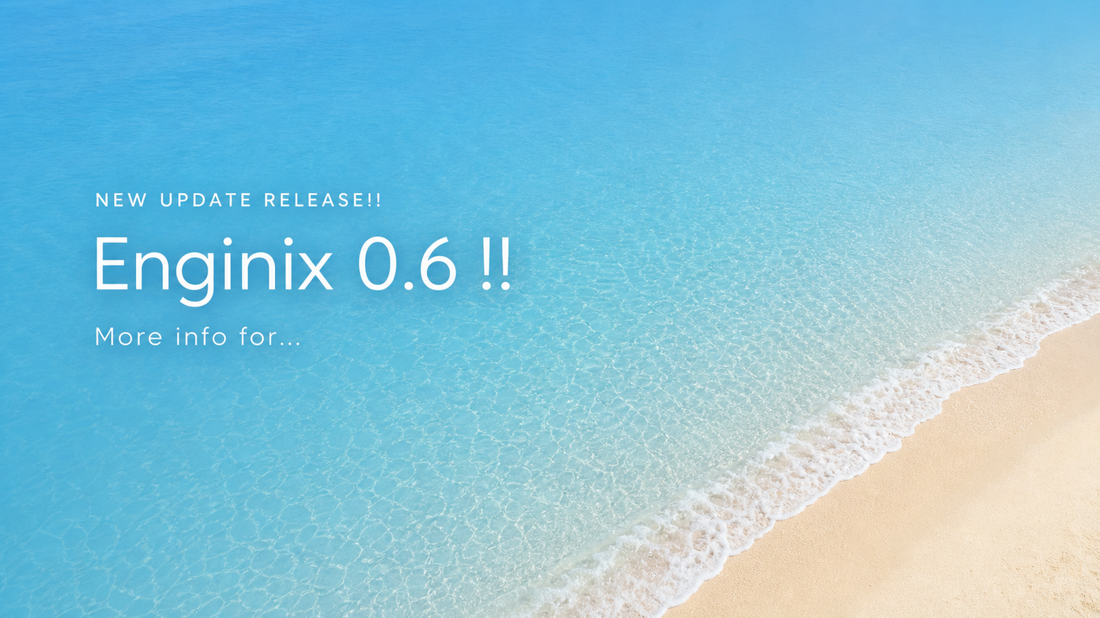 EnginiX version 0.6 update announcement